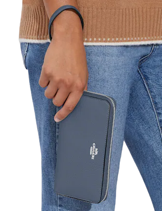 Coach Long Zip Around Wallet