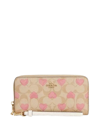 Coach wallet with hearts Clearance