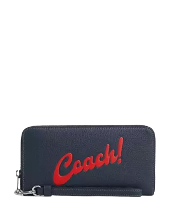 Coach Long Zip Around Wallet With Coach Graphic | Brixton Baker