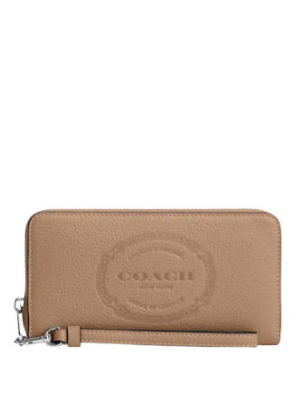 Coach large zip around wallet Clearance