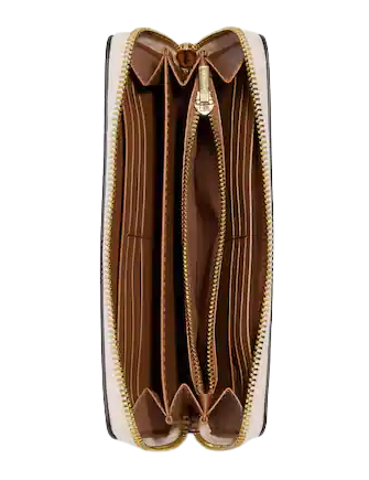 Coach Long Zip Around Wallet With Coach Monogram Print