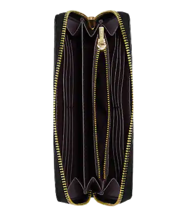 Coach Long Zip Around Wallet With Coach Monogram Print