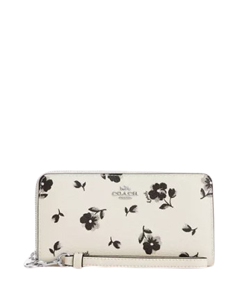 Coach white floral wallet Clearance