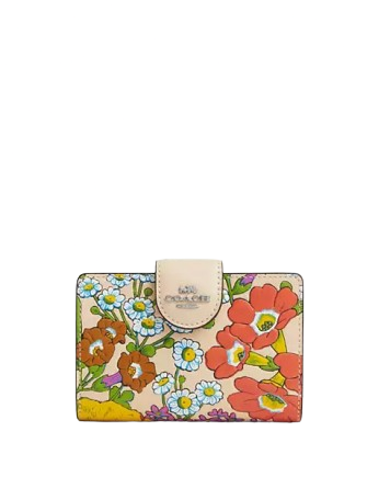 Coach Medium Corner Zip Wallet With Floral Print | Brixton Baker Coach Medium Corner Zip Wallet With Floral Print | Brixton Baker