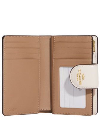 Coach Medium Corner Zip Wallet With Snail Print