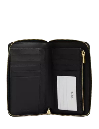 Coach Medium Id Zip Wallet With Leopard Print | Brixton Baker