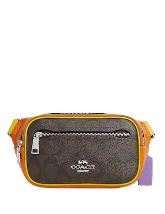 Coach terrain belt sales bag in signature canvas