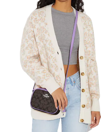 Coach Mini Jamie Camera Bag In Signature Canvas | Brixton Baker Coach Mini Jamie Camera Bag In Signature Canvas | Brixton Baker