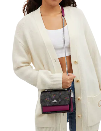 Coach signature 2025 floral crossbody
