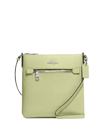 Coach outline zip file crossbody on sale