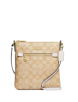 Coach Rowan Mini Crossgrain Leather File Crossbody Bag