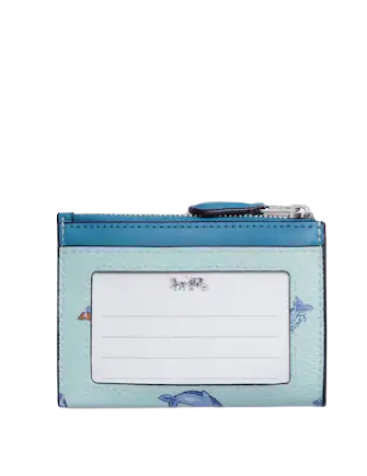 Coach Mini Skinny Id Case With Dolphin Print | Brixton Baker Coach Mini Skinny Id Case With Dolphin Print | Brixton Baker