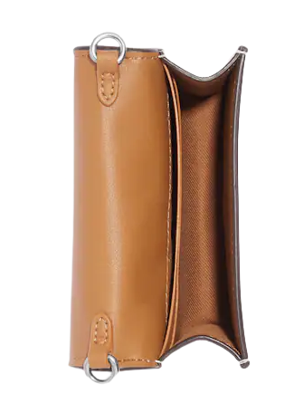 Coach Mini Wallet On A Chain With Houndstooth Print