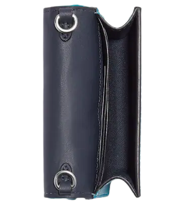 Coach Mini Wallet On A Chain With Puffy Diamond Quilting