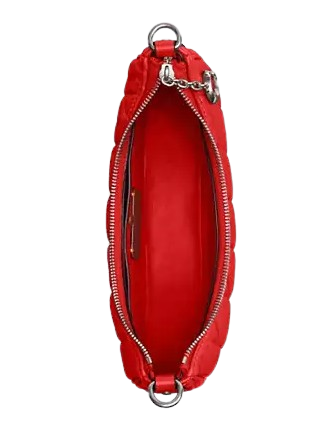 Coach red quilted camera bag outlet