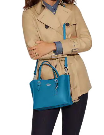 COACH Handbag Bag Mini Crossbe Carryall Shopping Leather in Green