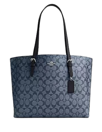 Coach Mollie Tote In Signature Canvas Brixton Baker