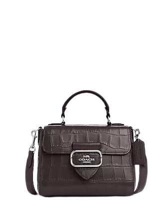 Coach SIG 605 Satchel ブラック Coach-Morgan-Top-Handle-