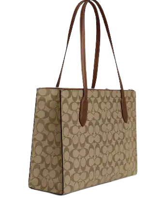 Coach Outlet Nina Tote in Signature Canvas - Beige