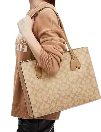 Coach carryall signature best sale