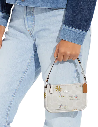 Coach Nolita 15 In Signature Canvas With Hula Print
