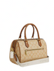 Coach Rowan Satchel In Signature Canvas With Stripe