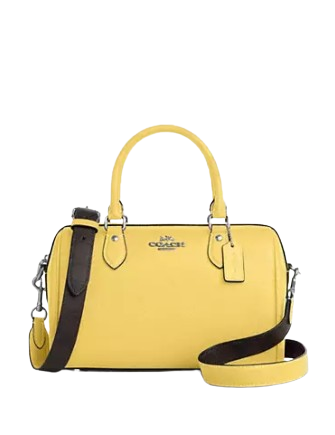 Coach Rowan Satchel With Signature Canvas Detail | Brixton Baker Coach Rowan Satchel With Signature Canvas Detail | Brixton Baker