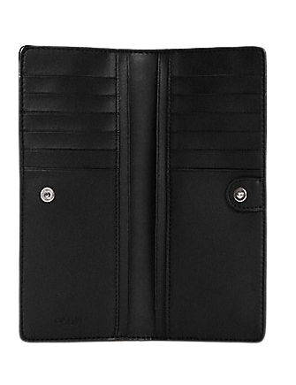 Coach Slim Wallet with Buffalo Plaid Print