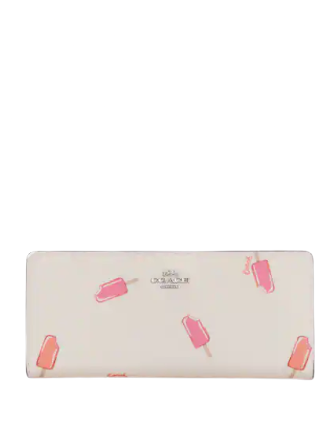 Dandelion coach top wallet