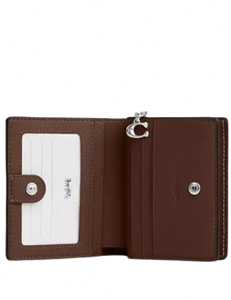 Coach Snap Wallet In Signature Canvas With Banana Print Coach Snap Wallet In Signature Canvas With Banana Print