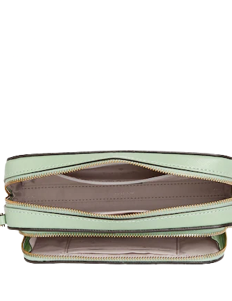 Kate Spade Staci Dual Zip Around Crossbody (Beach glass): Handbags