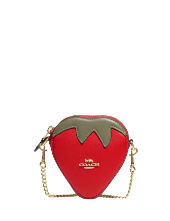 Coach Strawberry Coin Case Brixton Baker