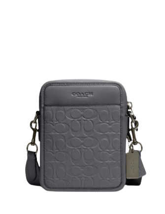 Coach gray crossbody sales