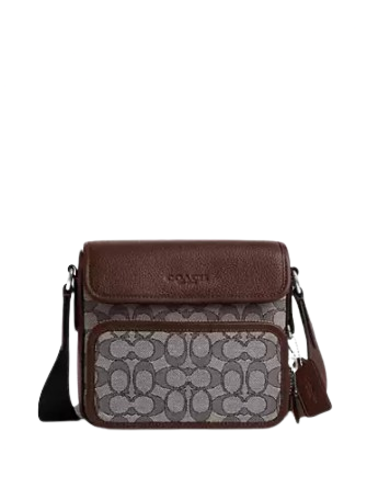Coach Sullivan Flap Crossbody Bag In Signature Jacquard Coach Sullivan Flap Crossbody Bag In Signature Jacquard