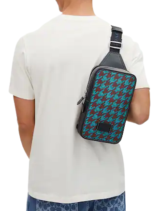 coach houndstooth backpack Coach Sullivan Pack With Houndstooth Print