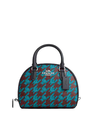 Coach Sydney Satchel With Houndstooth Print | Brixton Baker Coach Sydney Satchel With Houndstooth Print | Brixton Baker