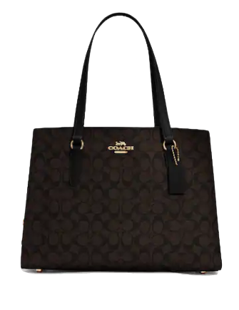 Coach large avenue carryall discount in signature canvas