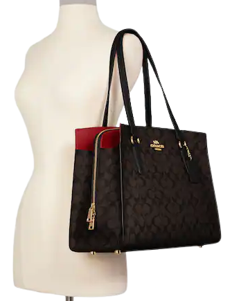 Coach signature carryall tote Clearance
