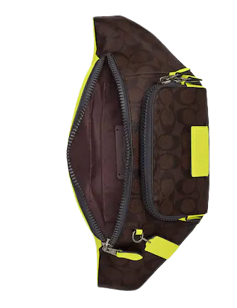 Coach signature 2025 canvas belt bag
