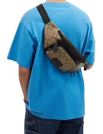 Coach Track Belt Bag In Signature Canvas | Brixton Baker Coach Track Belt Bag In Signature Canvas | Brixton Baker