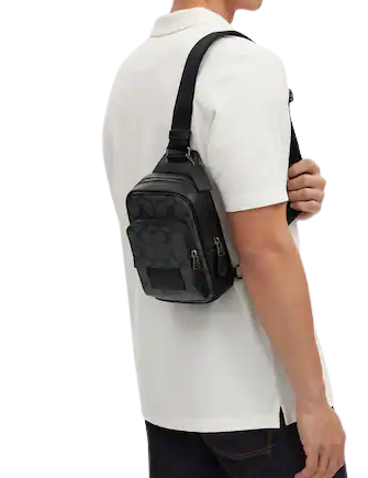 coach backpack track Coach Track Pack 14 In Signature Leather