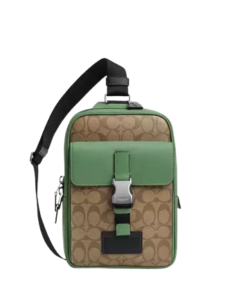 Coach Track Pack In Colorblock Signature Canvas | Brixton Baker Coach Track Pack In Colorblock Signature Canvas | Brixton Baker