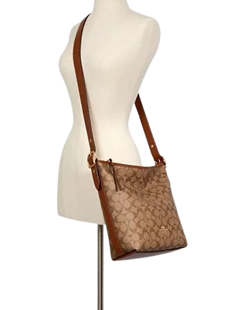 Coach canvas top duffle bag