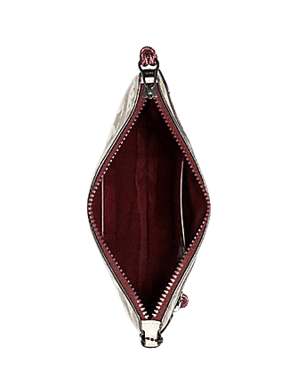 Coach Corner Zip Wristlet In Signature Canvas With Rexy By Guang Coach Corner Zip Wristlet In Signature Canvas With Rexy By Guang