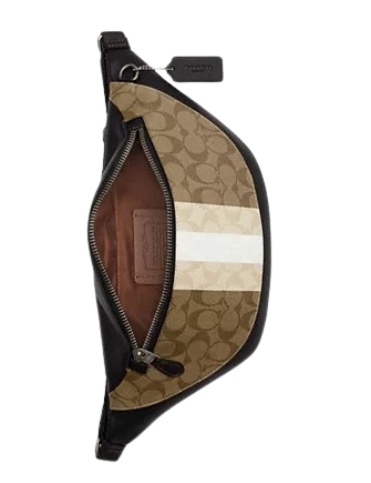 Warren belt bag in signature canvas Clearance