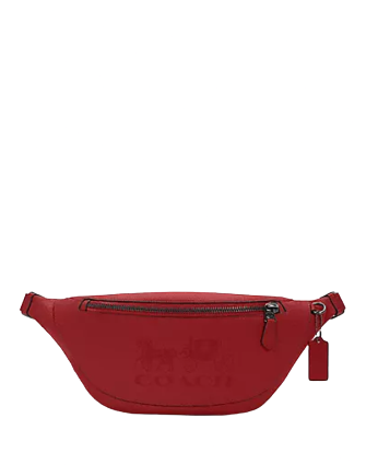 Coach Warren Belt Bag In Signature Canvas Brixton Baker