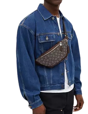 Coach Warren Mini Belt Bag In Signature Jacquard | Brixton Baker