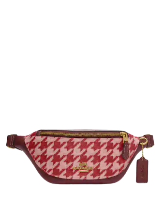 Coach Warren Mini Belt Bag With Houndstooth Print | Brixton Coach Warren Mini Belt Bag With Houndstooth Print | Brixton