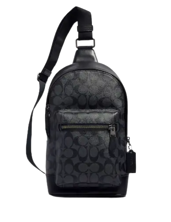 Coach Outlet West Pack in Signature Canvas Black