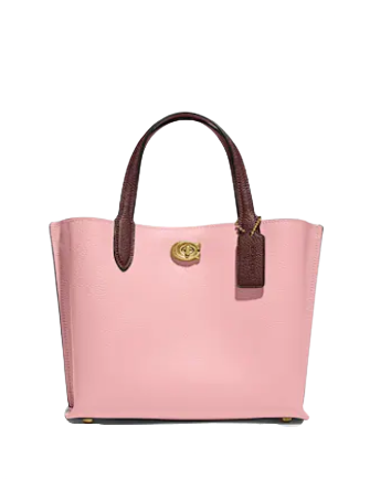 ☆COACH☆Willow Tote 24 colorblock カラーブロック Coach Willow Tote 24 In Colorblock | Brixton Baker